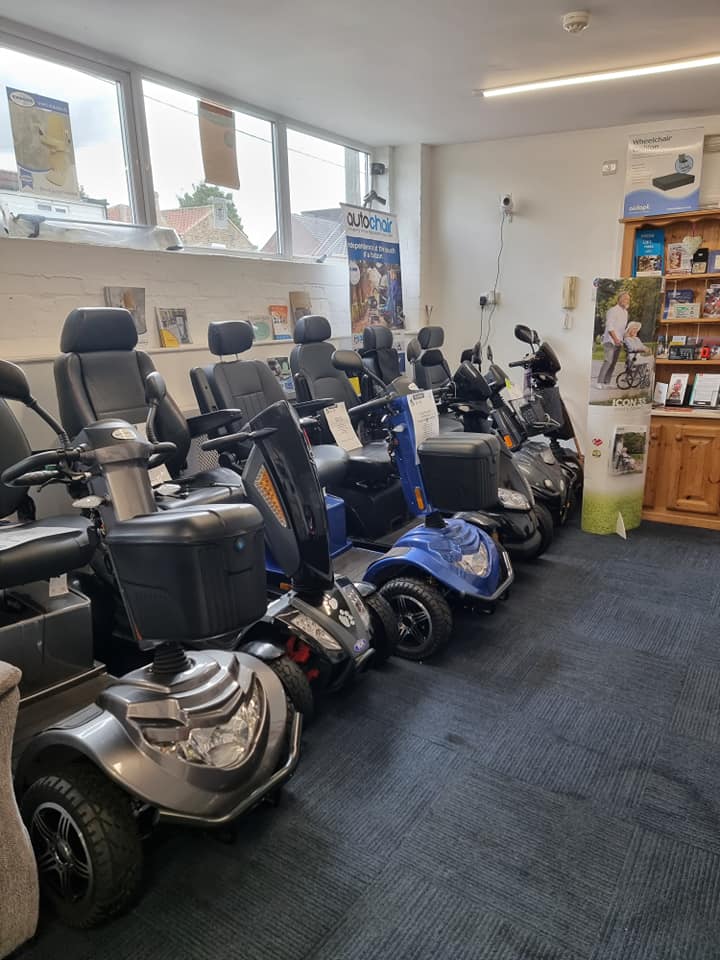 Ebor Mobility - Inside Shop
